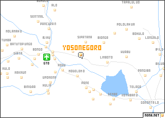 map of Yosonegoro