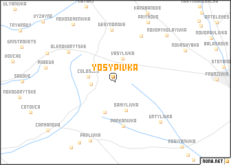 map of Yosypivka