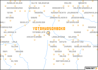 map of Yotam Wasomboka