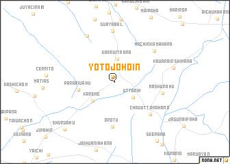 map of Yotójohoin