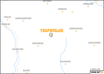 map of Youfangjie