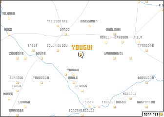 map of Yougui