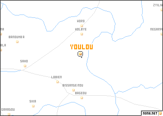 map of Youlou