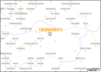 map of Youndisséti