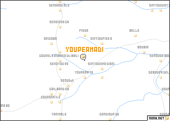 map of Youpé Amadi