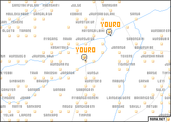 map of Youro