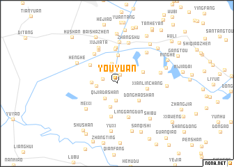 map of Youyuan