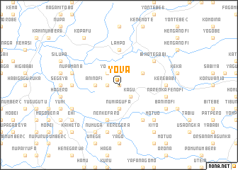 map of Yova