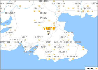 map of Ysane