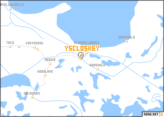 map of Yscloskey