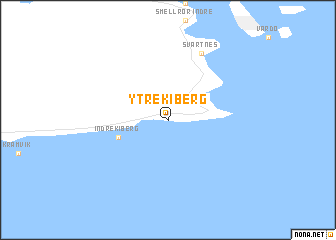 map of Ytre Kiberg