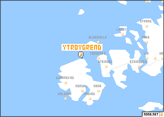 map of Ytrøygrend