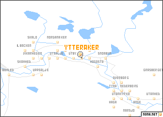 map of Ytteråker