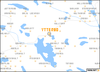 map of Ytterbo