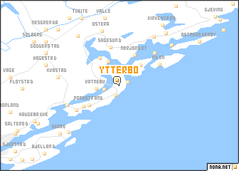 map of Ytterbø