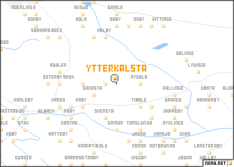 map of Ytterkålsta