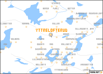map of Yttre Lofterud