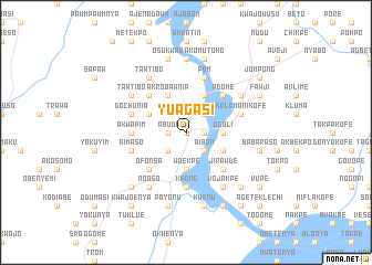 map of Yuagasi