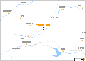 map of Yuantou