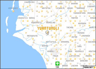 map of Yüan-tung-li