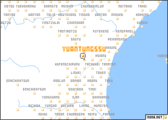 map of Yüan-t\