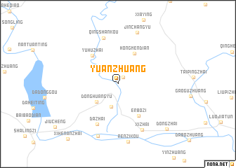 map of Yuanzhuang
