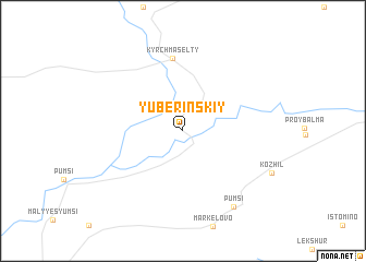 map of Yuberinskiy