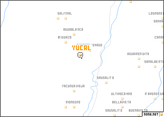 map of Yucal