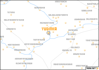 map of Yudinka