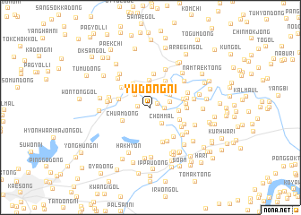 map of Yudŏng-ni