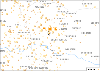 map of Yu-dong