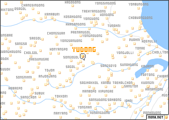 map of Yu-dong