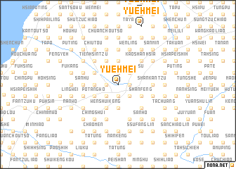 map of Yüeh-mei