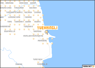 map of Yüeh-ming-li