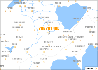 map of Yueyatang