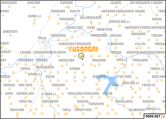 map of Yugong-ni