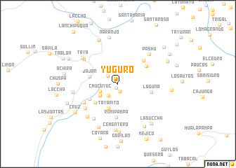 map of Yuguro