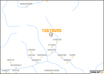 map of Yugyaung