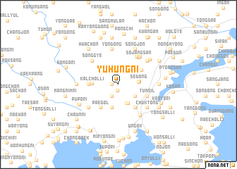 map of Yuhŭng-ni