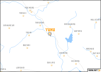 map of Yuhu