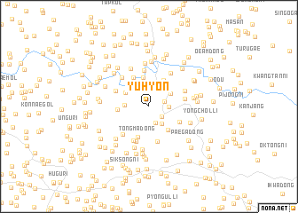 map of Yuhyŏn