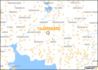 map of Yujŏng-dong