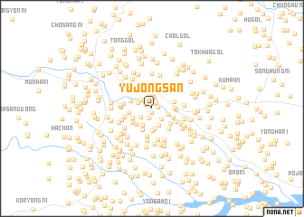 map of Yujŏngsan