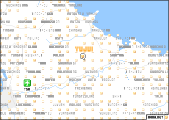 map of Yu-jui