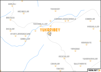 map of Yukarıbey