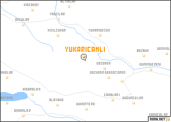 map of Yukarıçamlı
