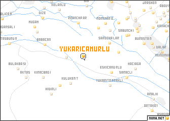 map of Yukarıçamurlu