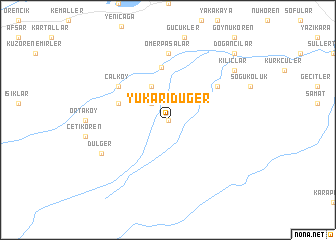 map of Yukarıdüğer