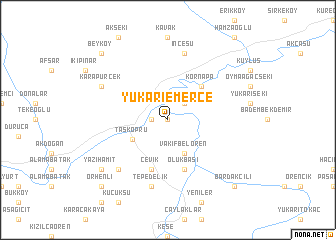 map of Yukarıemerce