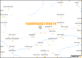 map of Yukarıhüseyinşeyh